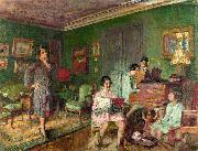 Madame Andre Wormser and her Children Edouard Vuillard